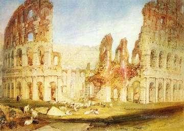 Roma El Coliseo Romántico Turner Pinturas al óleo